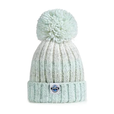 Image of SWIMZI Peppermint White Gradient Super Bobble Hat