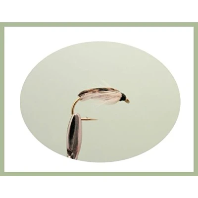 Image of Corixa Nymph Trout flies, 12 Pack Mixed Size 10/12/14, For Fly Fishing