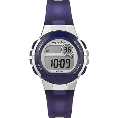 Image of Timex Womens Quartz Watch, Digital Display and Resin Strap TW5M32100
