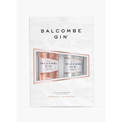 Image of Salcombe Gin &#039;Rosé Sainte Marie’ and &#039;Start Point&#039; Miniature Gift Set (5cl x 2)