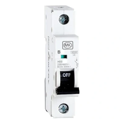 Image of MK Circpro H5963S Sentry 63A MCB Type B Single Pole 6kA