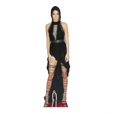 Image of Star Cutouts Kendall Jenner Life Size Cardboard Cut Out, Multi Colour,177 x 46 177 cm