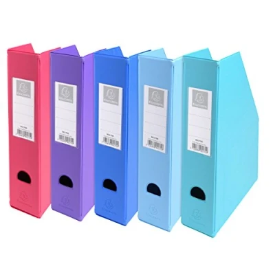 Image of Exacompta Ref. 90170E 1 Rigid magazine rack with 7 cm back in PP trendy random color