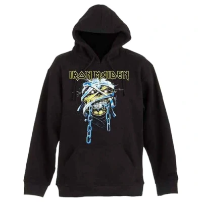 Image of Rock Off officially licensed products Iron Maiden Powerslave Pullover Hoodie M Black