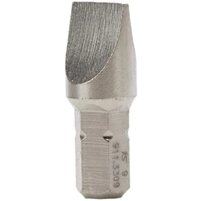 Image of KS TOOLS 911.3309 1/4&quot; Bit slotted, 25mm, 9mm