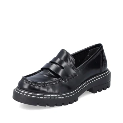 Image of Rieker Women&#039;s Z9660 Loafer, Black, 8 UK