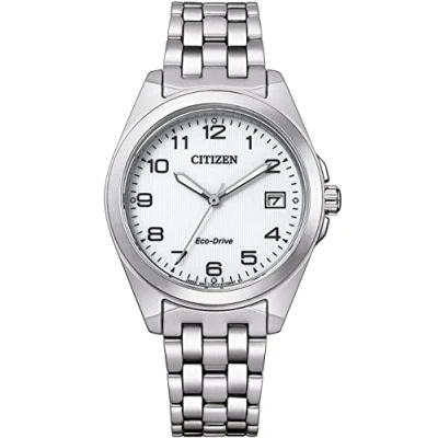 Image of Citizen Womens Analogue Eco Drive Watch with Stainless Steel Strap EO1210 83A