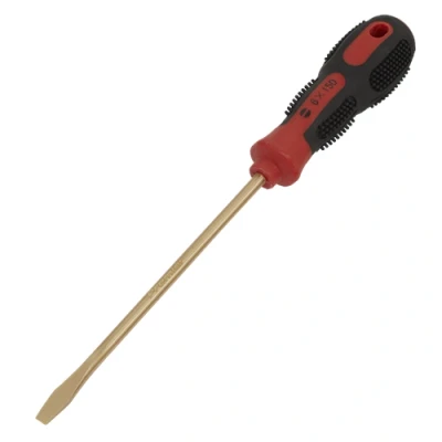 Image of Sealey Premier Screwdriver Slotted 6 x 150mm Non Sparking