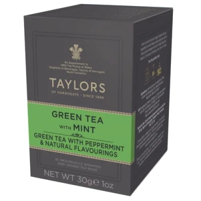 Image of Taylors of Harrogate Green Tea with Mint, 20 Teabags