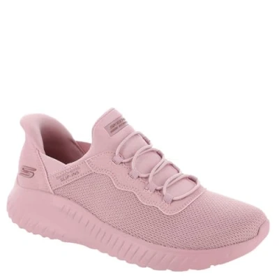 Image of Skechers Women&#039;s Bobs Sport Squad Chaos Slip Ins Rose Low Top Sneaker Shoes 11