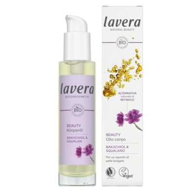 Image of lavera Beauty body oil smooth skin texture regenerating &amp; moisturising vegan natural cosmetics 100 ml
