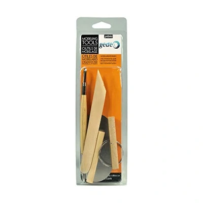 Image of Gedeo Modelling Tools for Clay, Silver/Wood