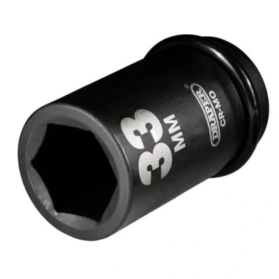 Image of Draper Expert HI TORQ� 6 Point Deep Impact Socket, 1&quot; Sq. Dr., 33mm