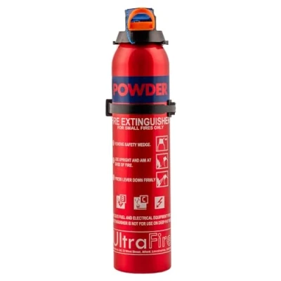 Image of UltraFire UFXALPHA 600g Fire Extinguisher for Cars, Caravans, Boats &amp; Travel 5 Year Warranty
