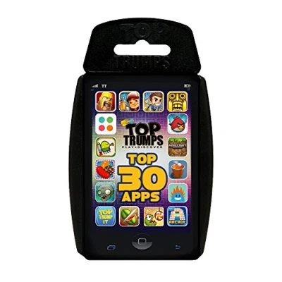 Image of 30 Top Apps Trumps Card Game