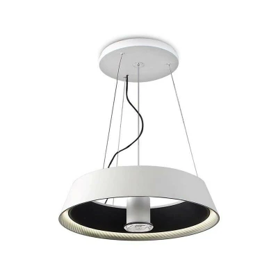 Image of LEDS C4 LED 1 Light Small Ceiling Pendant White, Black