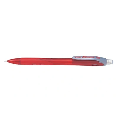 Image of Pilot Rexgrip 05 Mechanical Pencil Red Barrel 0.5mm Black Lead (Each)