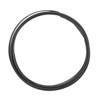Image of Vaessen Creative Aludraht Flach Schmuck, Aluminium, Schwarz, 250 x 1 0.021 cm, Black, 10 mm 2.5 m