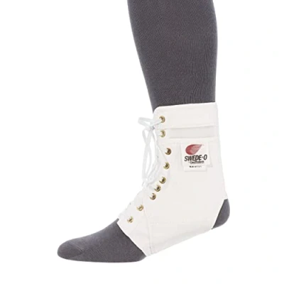 Image of Swede O 1212 Ankle Lok Support, Standard Tongue without Stabilizer, Small, White