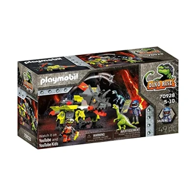 Image of Playmobil Dino Rise 70928 Robot, With Missiles and Catapult, Dinosaur Toy for Children Ages 5+