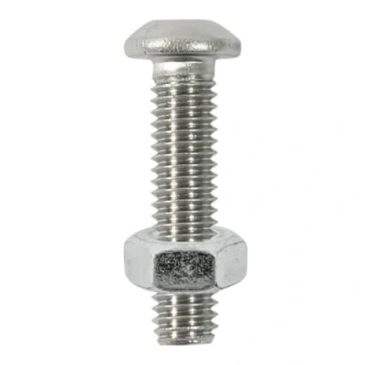 Image of 7x TIMCO Socket Screws &amp; Hex Nuts Button Stainless Steel 625BUTSSP Pack of 6