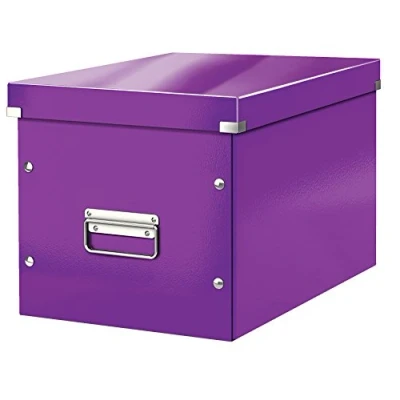 Image of Leitz 61080062 Large Storage Cube, Purple, Click and Store Range, 61080064