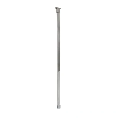 Image of Milano Portland 820mm Ceiling Mounted Wet Room Shower Enclosure Screen Support Arm Bar Chrome