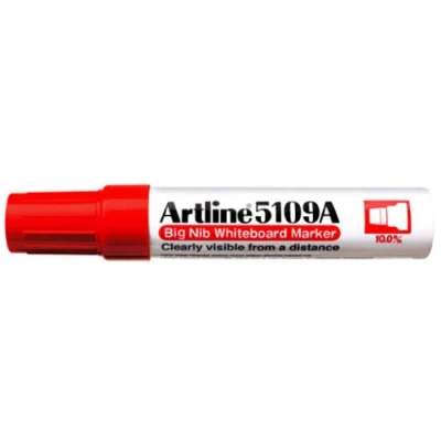 Image of Artline 5109A Big Nib Whiteboard Marker Red (Pack of 6)