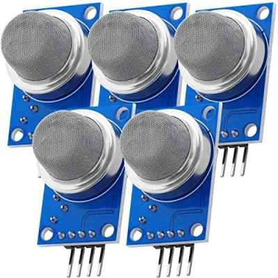 Image of AZDelivery 5 x MQ 135 MQ135 Air Quality Gas Smoke Detection Sensor Module Compatible with Arduino and Raspberry Pi, Including E Book!