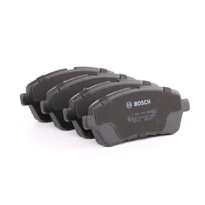 Image of Bosch Automotive 0986494652 Rear Low Metallic Brake Pads with Accessories and Anti Squeak Plate, Van 0 986 494 652, black