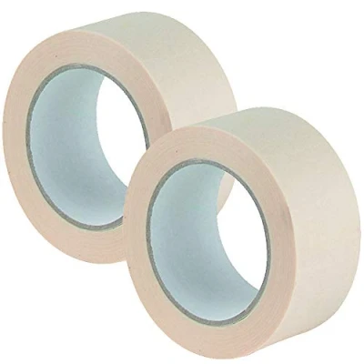 Image of Right Pack Wide Masking Tape 48mm x 50m 2 Rolls For Painting Painters Indoor &amp; Decorating