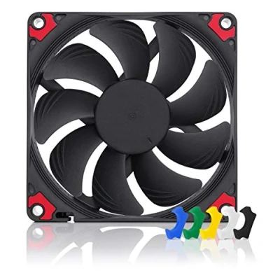 Image of Noctua NF A9x14 HS PWM chromax.black.swap, Premium Quiet Slim Fan, 4 Pin (92x14mm, Black)