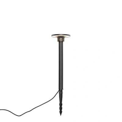 Image of Qazqa Outdoor Modern Spiked spot Black incl. LED IP54 Skyf Garden 1 Way Light Polyester spotway Suitable for