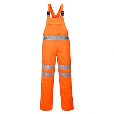 Image of Portwest Hi Vis Bib and Brace RIS, Size: L, Colour: Orange, RT43ORRL