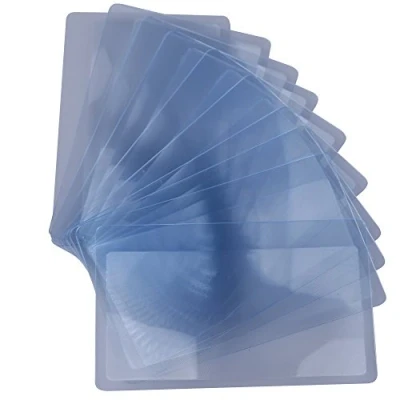 Image of Pocket Magnifier / Card Reading Aid with Credit Format 3x Magnification Transparent Pack of 10