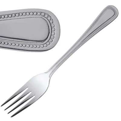 Image of Olympia Bead Table Fork 199mm 18/0 Stainless Steel Cutlery Kitchen 12pc