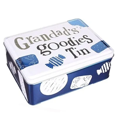 Image of Widdle Gifts The Bright Side Storage Tin Fun Gift Grandad&#039;s Goodies 1916