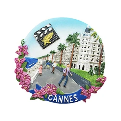 Image of Wedare Cannes France 3D Refrigerator Magnet Tourist Souvenirs Resin Magnetic Stickers Fridge Home &amp; Kitchen Decoration from China