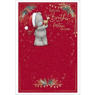 Image of Me To You Bear Special Brother Christmas Card