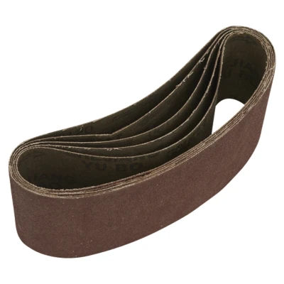 Image of Sealey Sanding Belt, 120Grit, 76 x 457mm, Pack of 5 SB120457