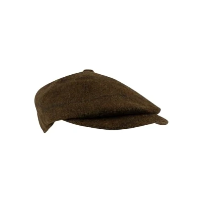 Image of JACK PYKE Newsboy Flat Cap Brown Tweed 59cm