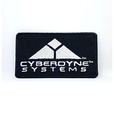Image of Terminator Movies Cyberdyne Systems Logo Iron Sew On Embroidered Patch