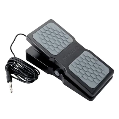 Image of M Audio EX P Expression Pedal for Keyboards, MIDI Keyboards / Controllers and Supported Guitar Effects Pedals, Black