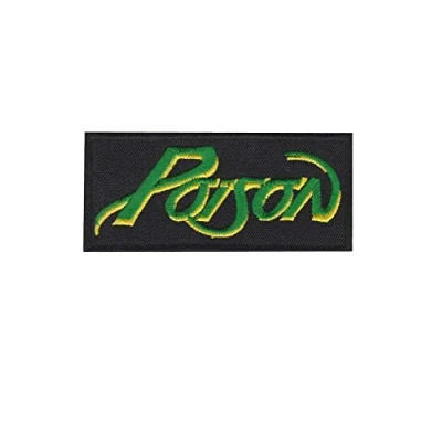 Image of Poison Glam Metal Band Patch Badge Embroidered Iron on Applique Souvenir Accessory