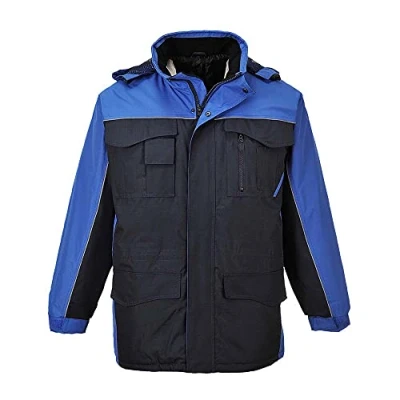 Image of Portwest Suffolk Chefs Jacket L/S Size: XXL Colour: Slate Grey C833SGRXXL