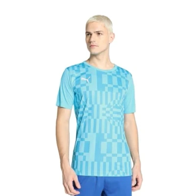 Image of PUMA individualRISE Graphic Jersey Bright Aqua