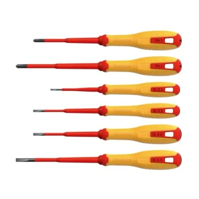 Image of Hultafors VDE Phillips &amp; Slotted Screwdriver Set, 6 Piece
