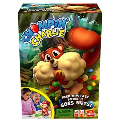 Image of Chompin&#039; Charlie: Feed Him Fast Before He Goes Nuts! Kids Action Games For 2 4 Players Ages 4+