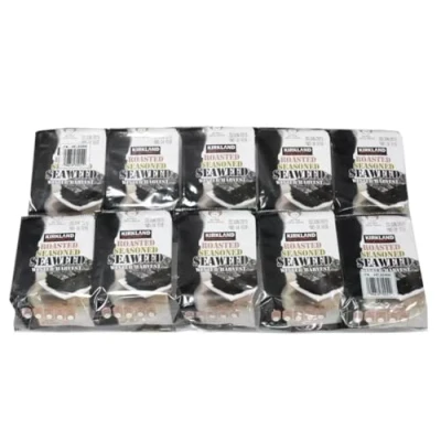 Image of Kirkland Signature Roasted Seasoned Seaweed, 10 x 17g
