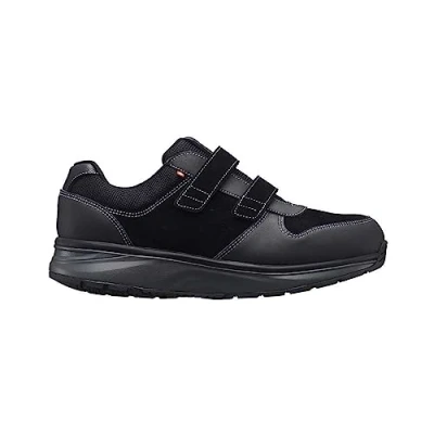 Image of Dynamo Velcro Suede Leather Men&#039;s Low Top Trainers